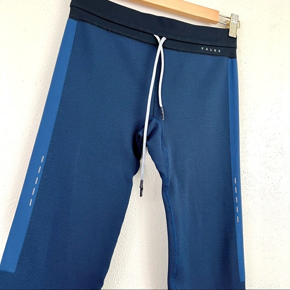 Falke Ergonomic Sports System Blue Running Tight Size Large Legging - Picture 5 of 16